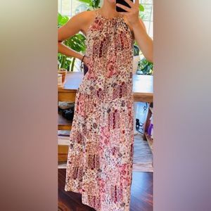 Drew Anthropologie Naomi Floral Maxi Dress size medium